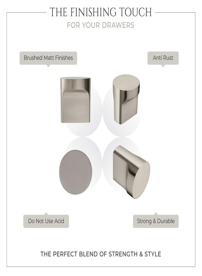 LAPO 2 Piece Knobs for Drawers & Cupboards - Zinc Knob for Kitchen, Wardrobe, and Home Furniture (Satin Matt Finish) - Image 5